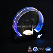 Factory Price Acrylic Countertop Advertising Led Lighting Display Stand, Tobacco Store Lighting Display